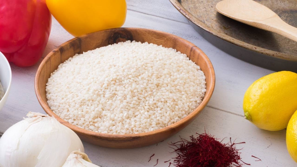 Grundlegende Zutaten in der valencianischen Paella