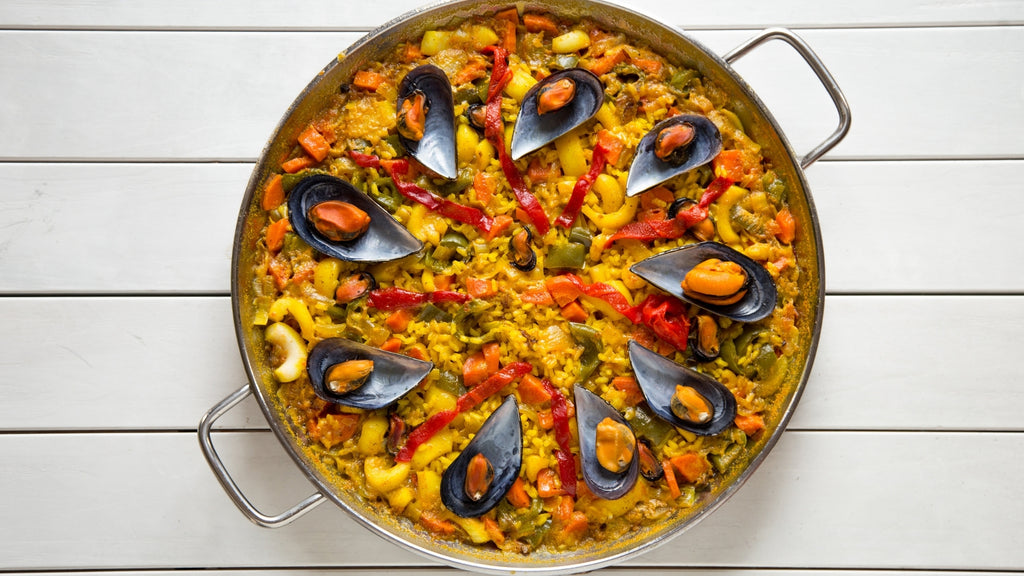 Paella de Marisco (seafood paella)