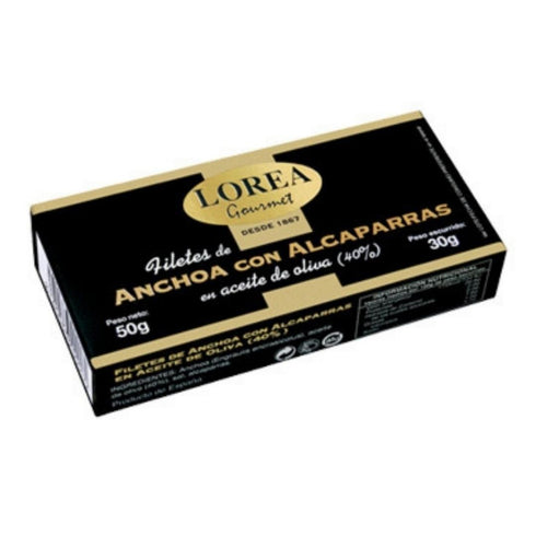 Anchovy fillets Cantabrian with Capers 50g