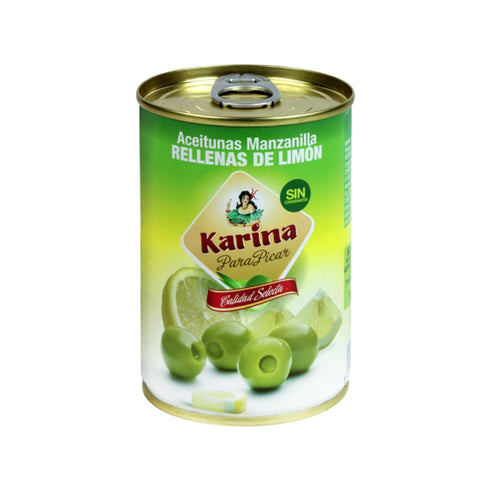 Manzanilla Oliven gefüllt mit Zitron 295g