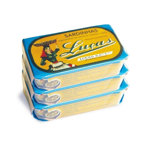 Sardines in Olive Oil and Lemon Luças 125g