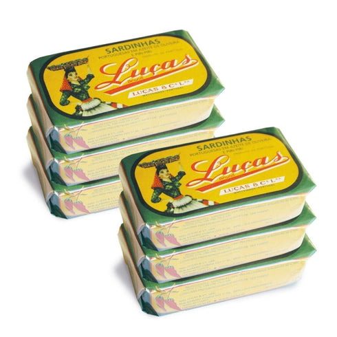 Scharfe Sardinen in Olivenöl Luças 125g