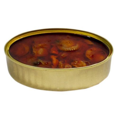 Premium Variegated Scallop "Zamburiñas" in galician sauce 115g